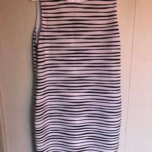 Calvin klein women’s dress, stripes size 14